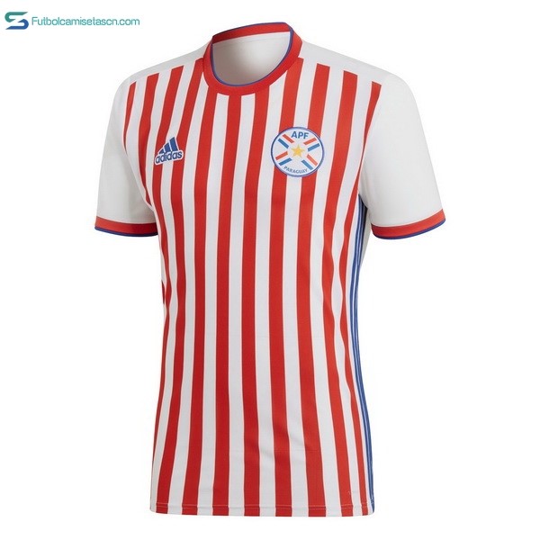 Camiseta Paraguay 1ª 2018 Rojo